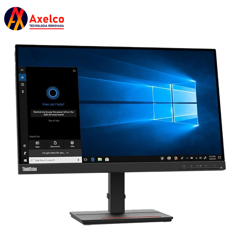 Monitor LED Seminuevo Negro 21.5"/ Lenovo/ 3meses garantía / TIpo D